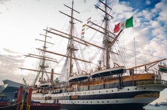 Le navire Vespucci à New York en 2026 avec une nouvelle version du Village Italia