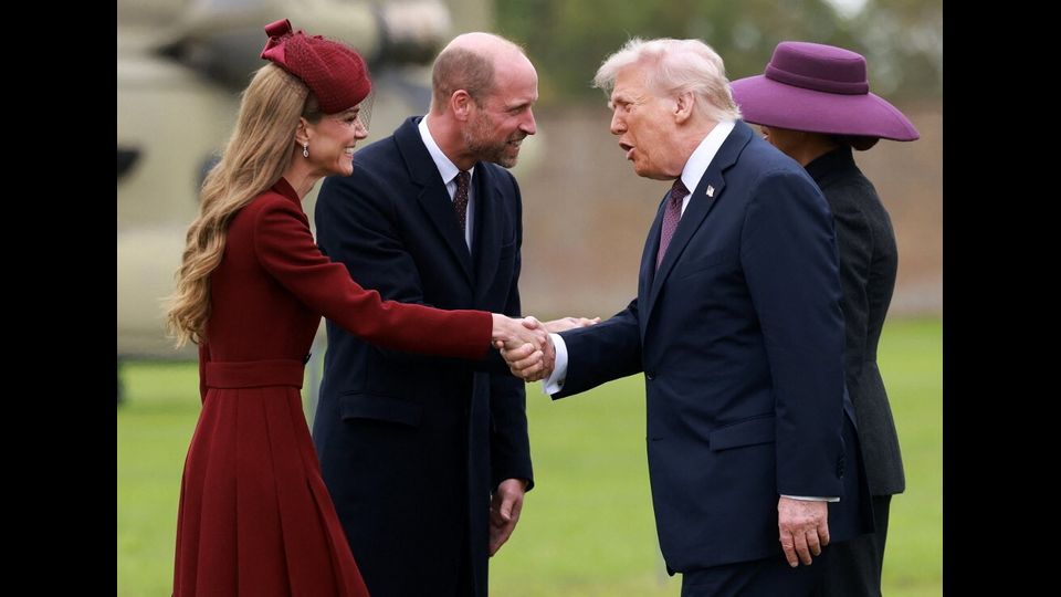 La visita di Trump in Inghilterra