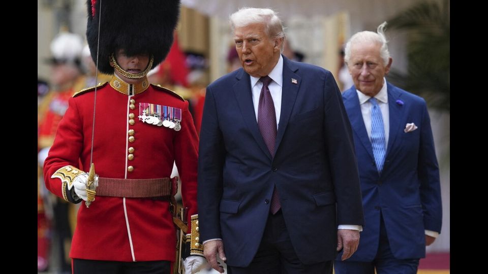 La visita di Trump in Inghilterra