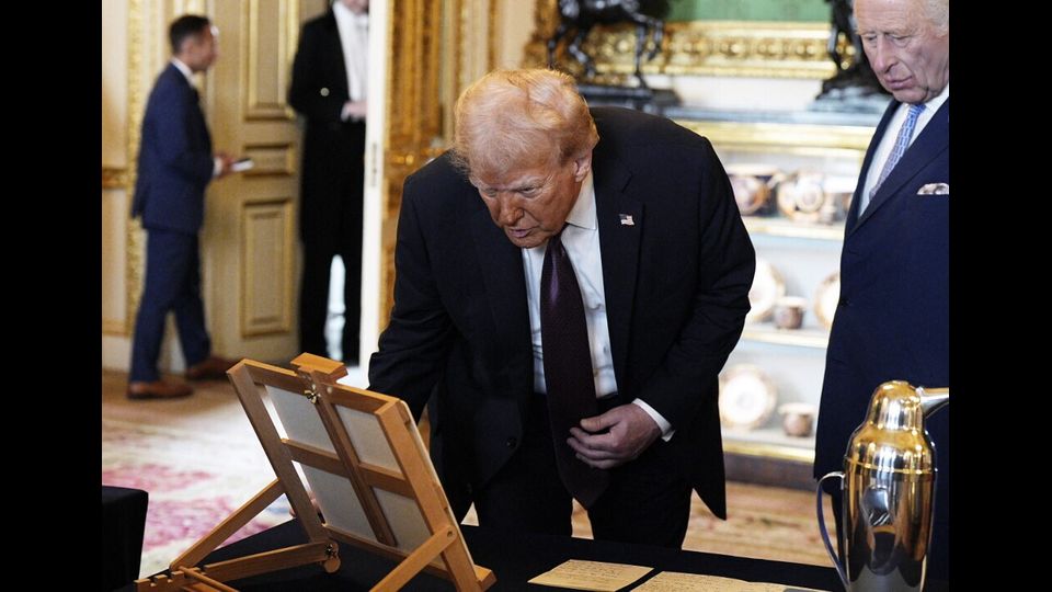 La visita di Trump in Inghilterra