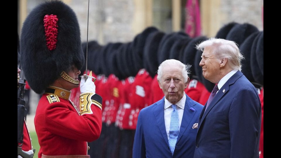 La visita di Trump in Inghilterra