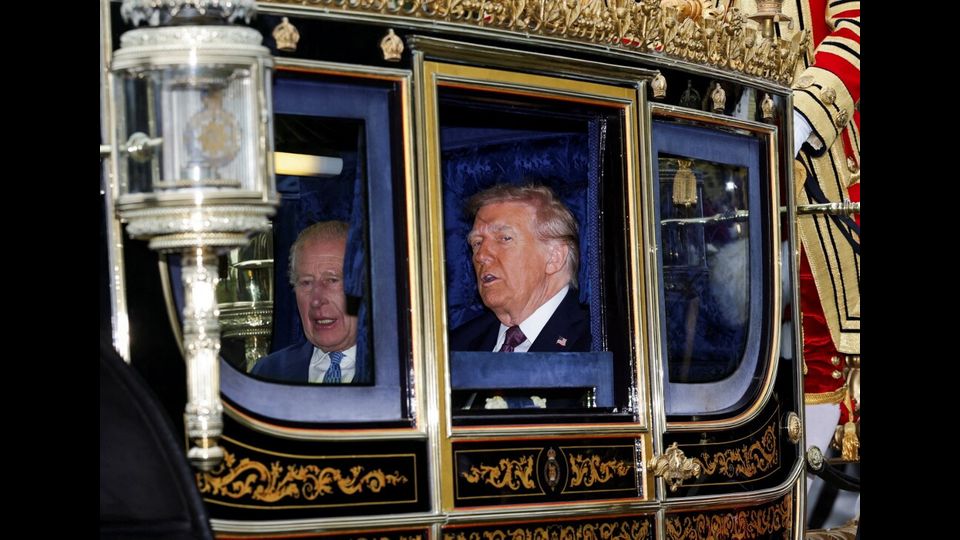 La visita di Trump in Inghilterra