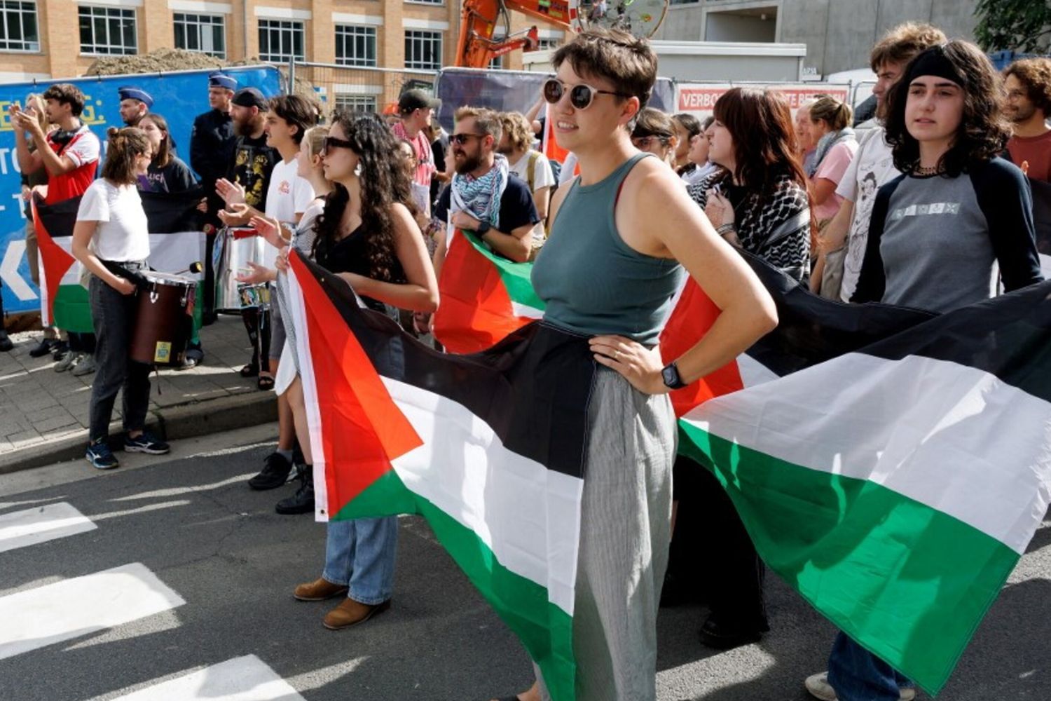 manifestazione in favore della Palestina