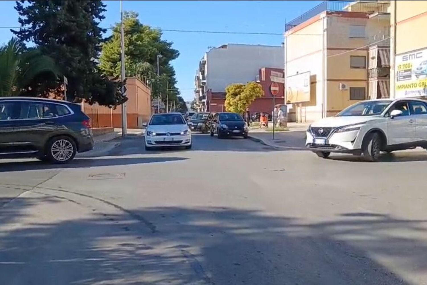 Il luogo dell'incidente