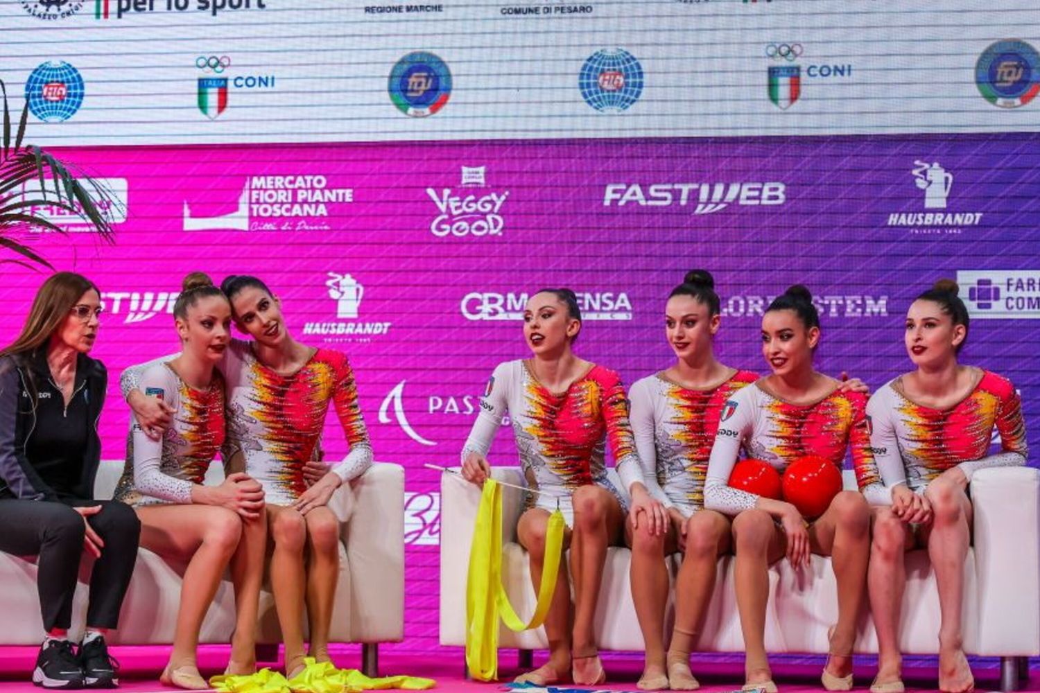 Maccarani Emanuela con le "farfalle"