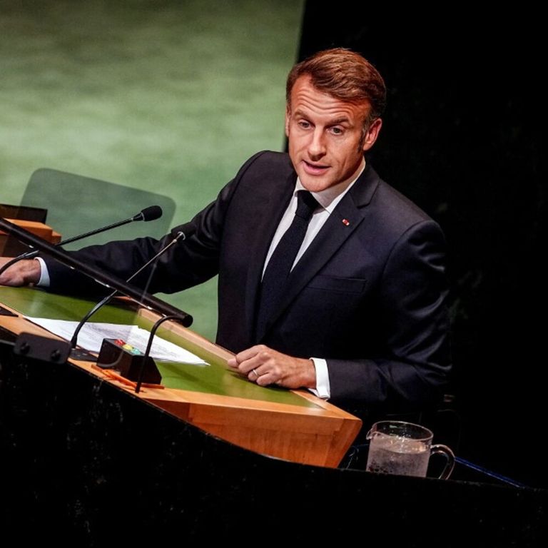 Macron all'Onu