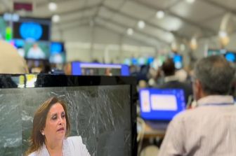 La sala stampa per l'Assemblea generale dell'Onu