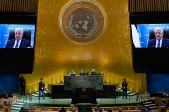 Intervento di Abu Mazen all'Onu