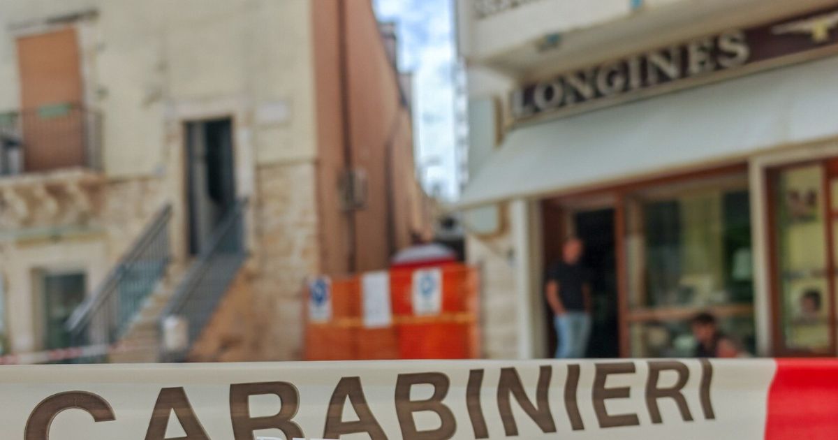 ancora una rapina nel barese malvivente mascherato e armato scappa per le vie di sannicandro