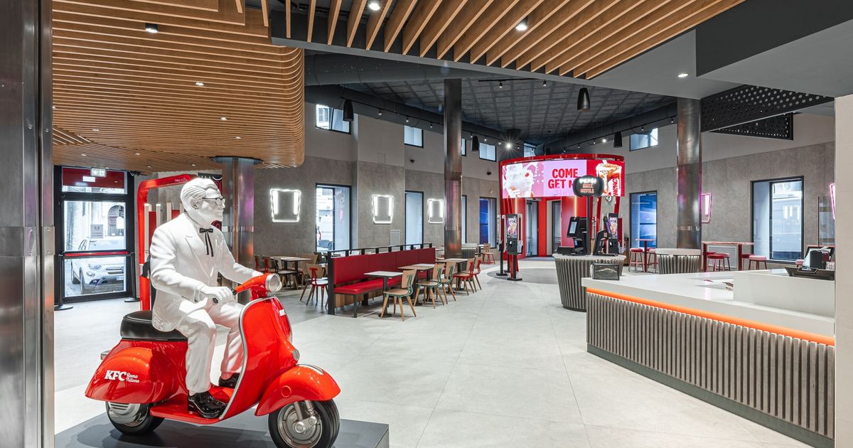 Apre nel cuore di Roma il primo flagship store Kfc in italia