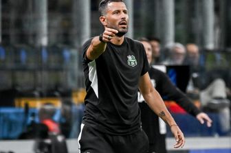 L'allenatore del Sassuolo Fabio Grosso
