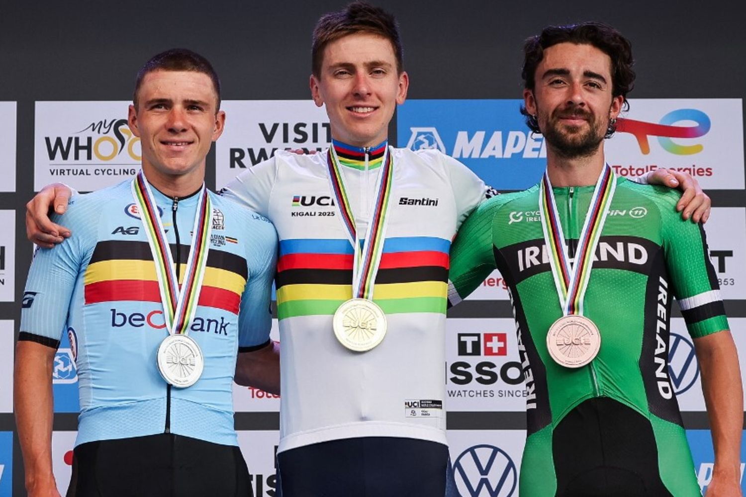 Tadej Pogacar è campione del mondo per la seconda volta di fila