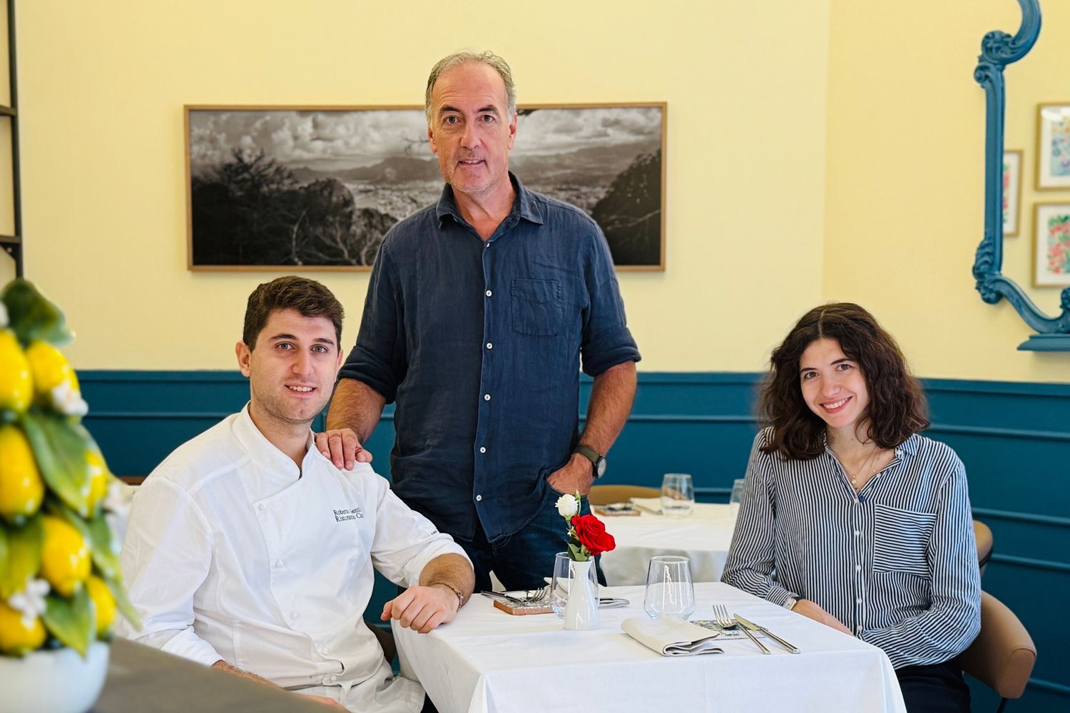 Roberto e Tony Gentile con Valeria Mambrini