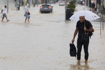 Ibiza sotto la pioggia