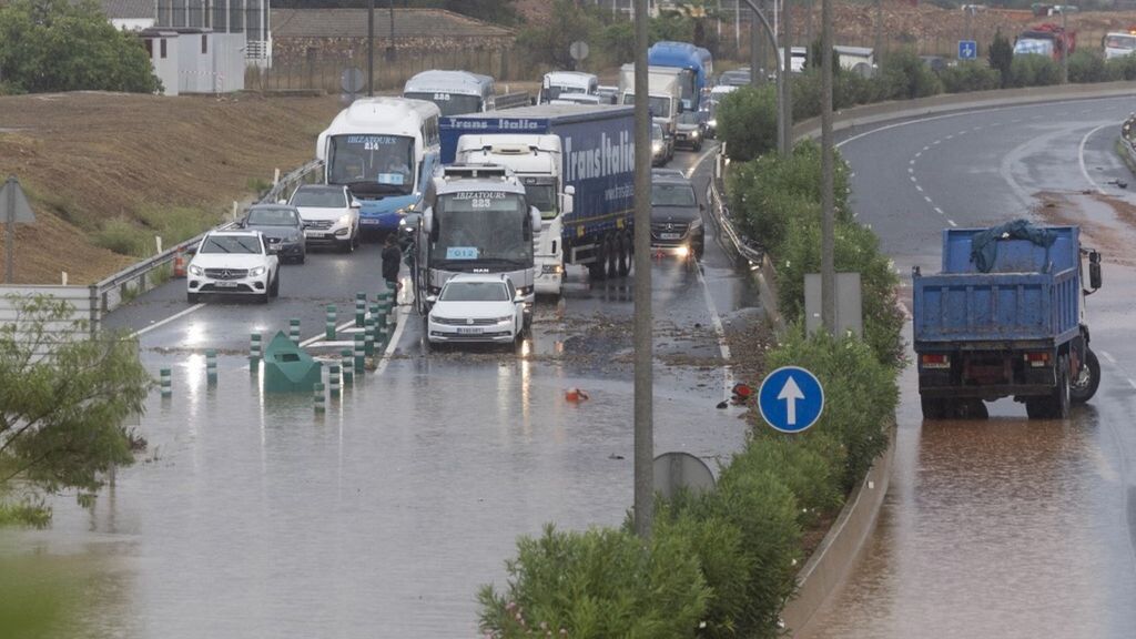 Ibiza sotto la pioggia