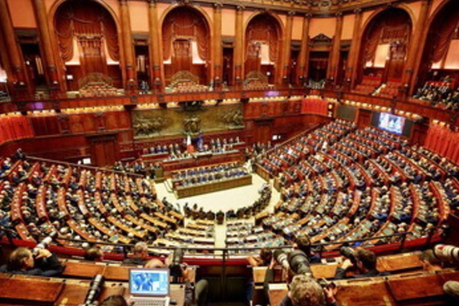 L'aula di Montecitorio