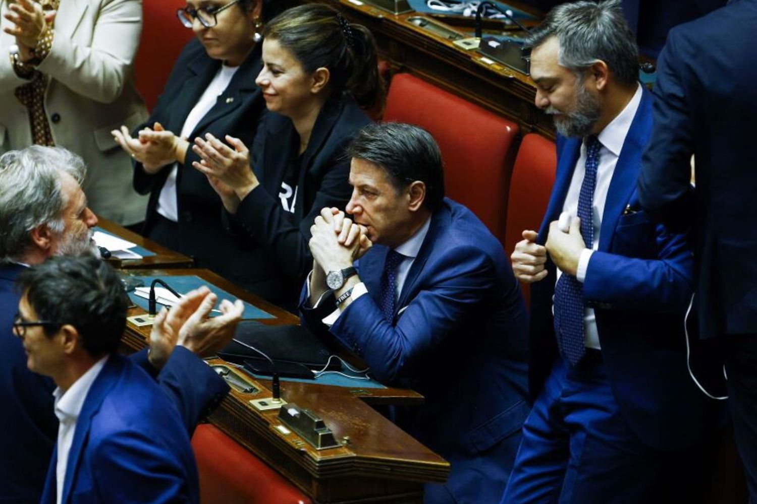 Giuseppe Conte in Aula