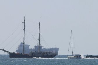 Le imbarcazioni della Global Sumud Flotilla nel porto di Ashdod