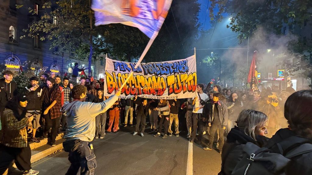 Corteo a Milano