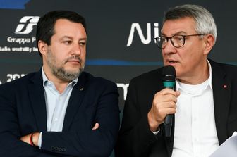 Matteo Salvini e Maurizio Landini