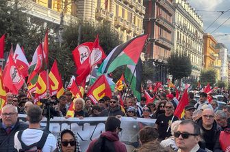 Manifestazione pro Gaza a Napoli