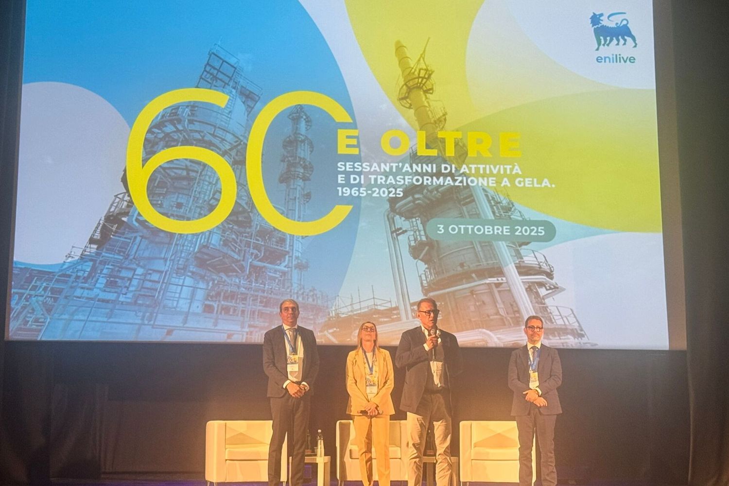 L'evento per i 60 anni della bioraffineria Eni di Gela