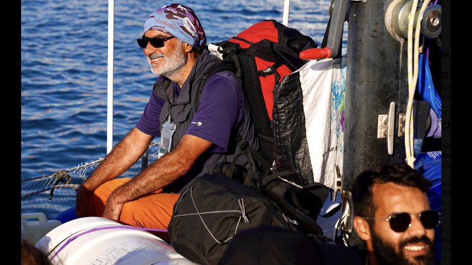 Gli attivisti della Flottilla