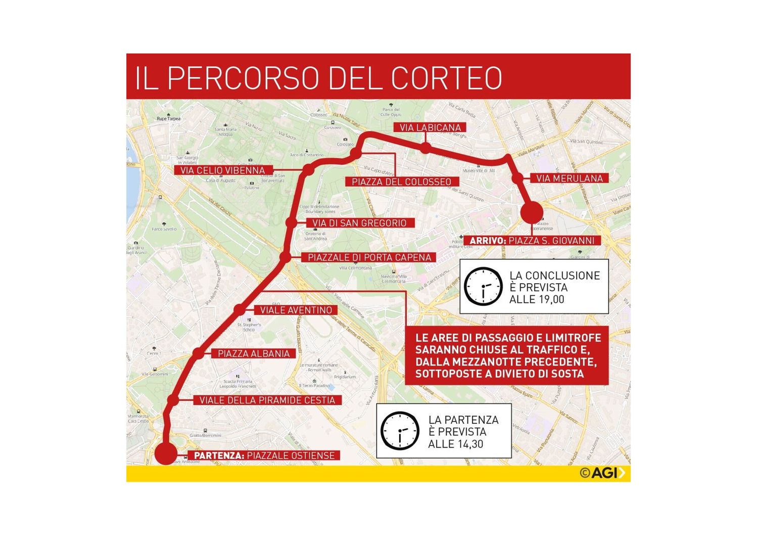 Manifestazione nazionale ProPal oggi a Roma: orario, percorso e mezzi pubblici