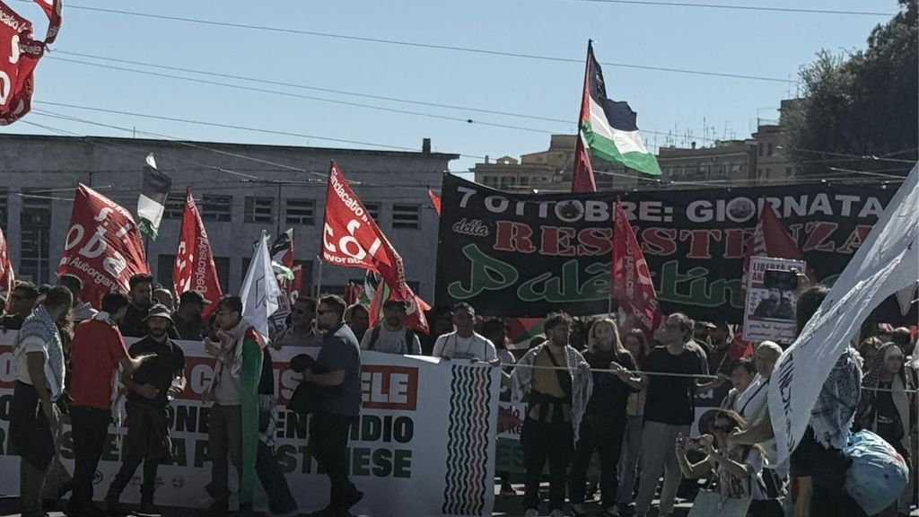 Manifestazioni pro Gaza Roma
