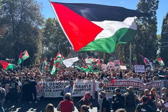corteo proPal a Roma