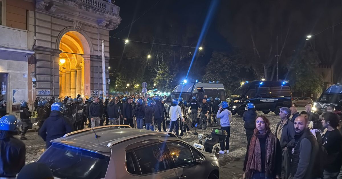 La sequenza della guerriglia in pieno centro a Roma