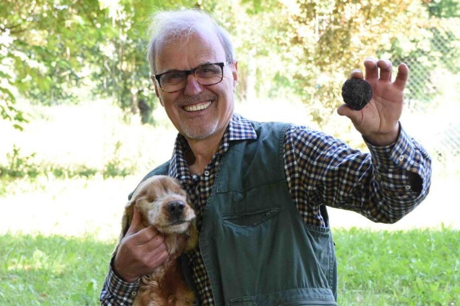 Leo cane cieco cercatore di tartufi