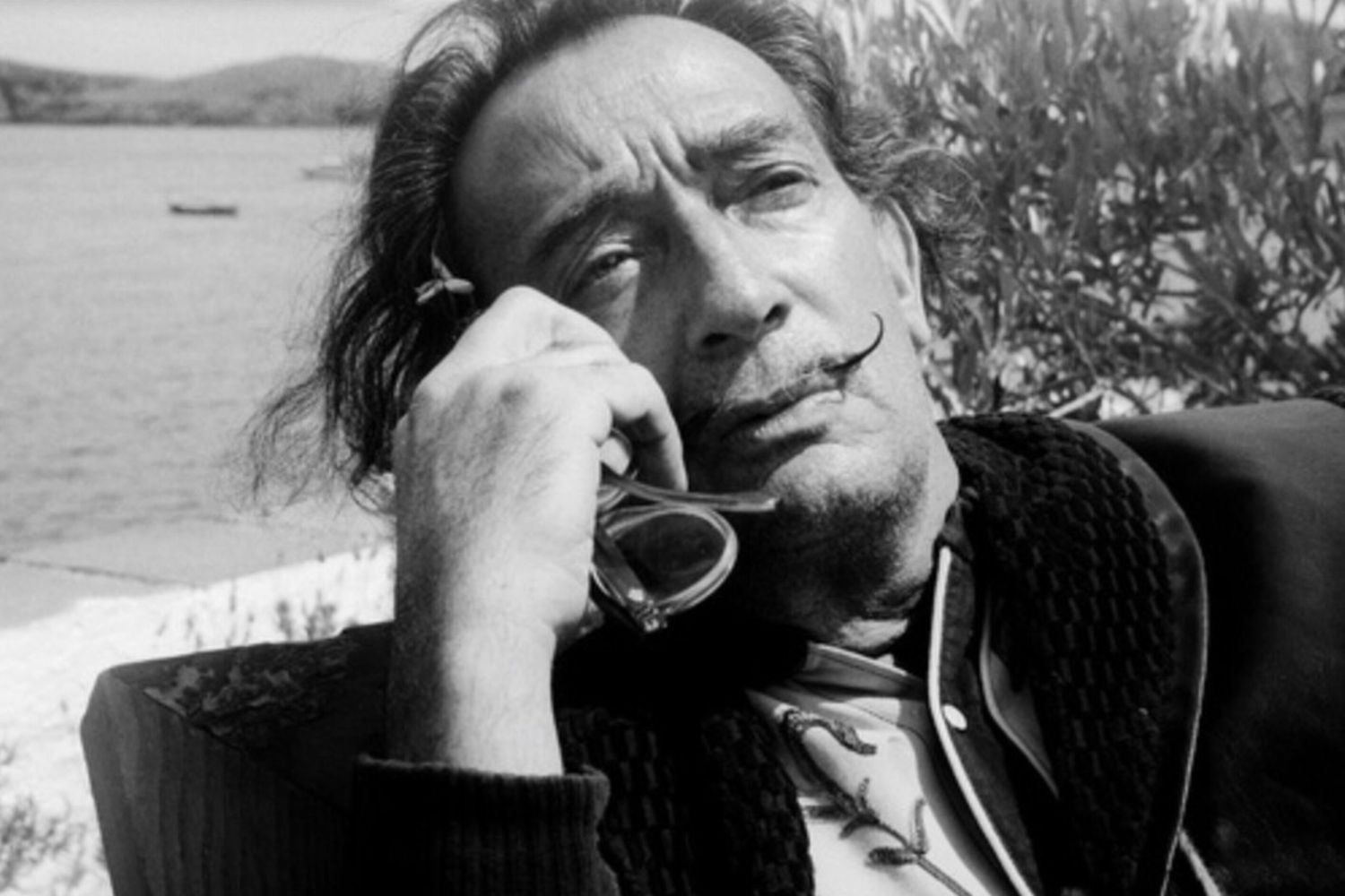 Salvador Dalì fotografato da Mimmo Dabbrescia