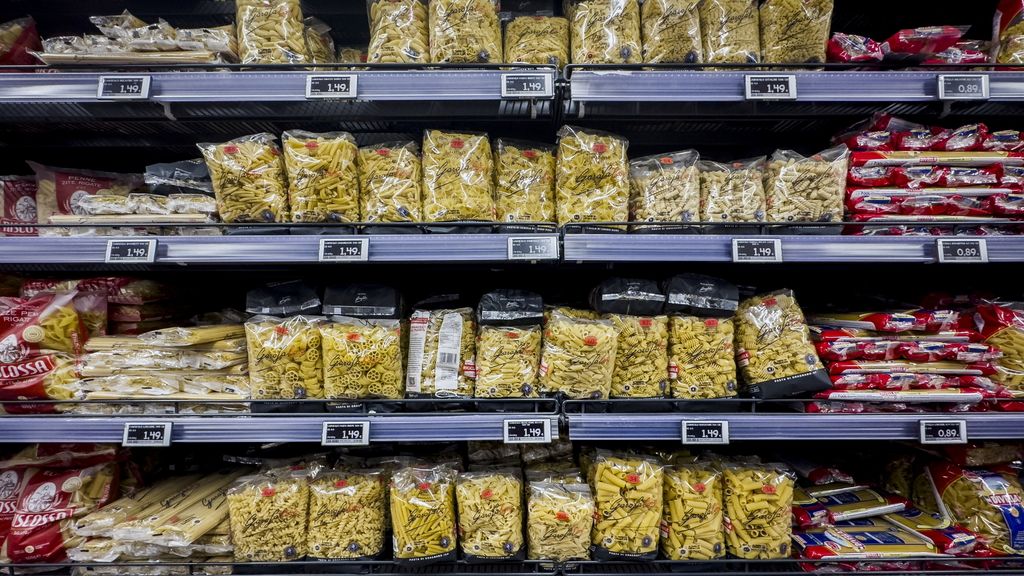 Scaffale della pasta