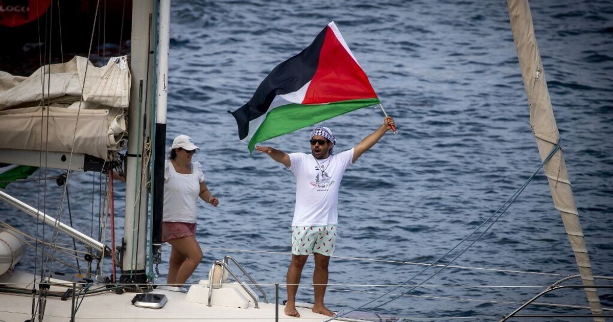 イスラエル、ガザへ向かう二次援助船の船を阻止
