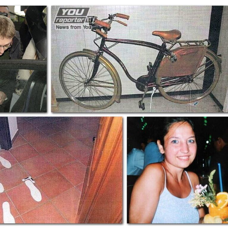 Garlasco Alberto Stasi Chiara Poggi Omicidio bicicletta orme