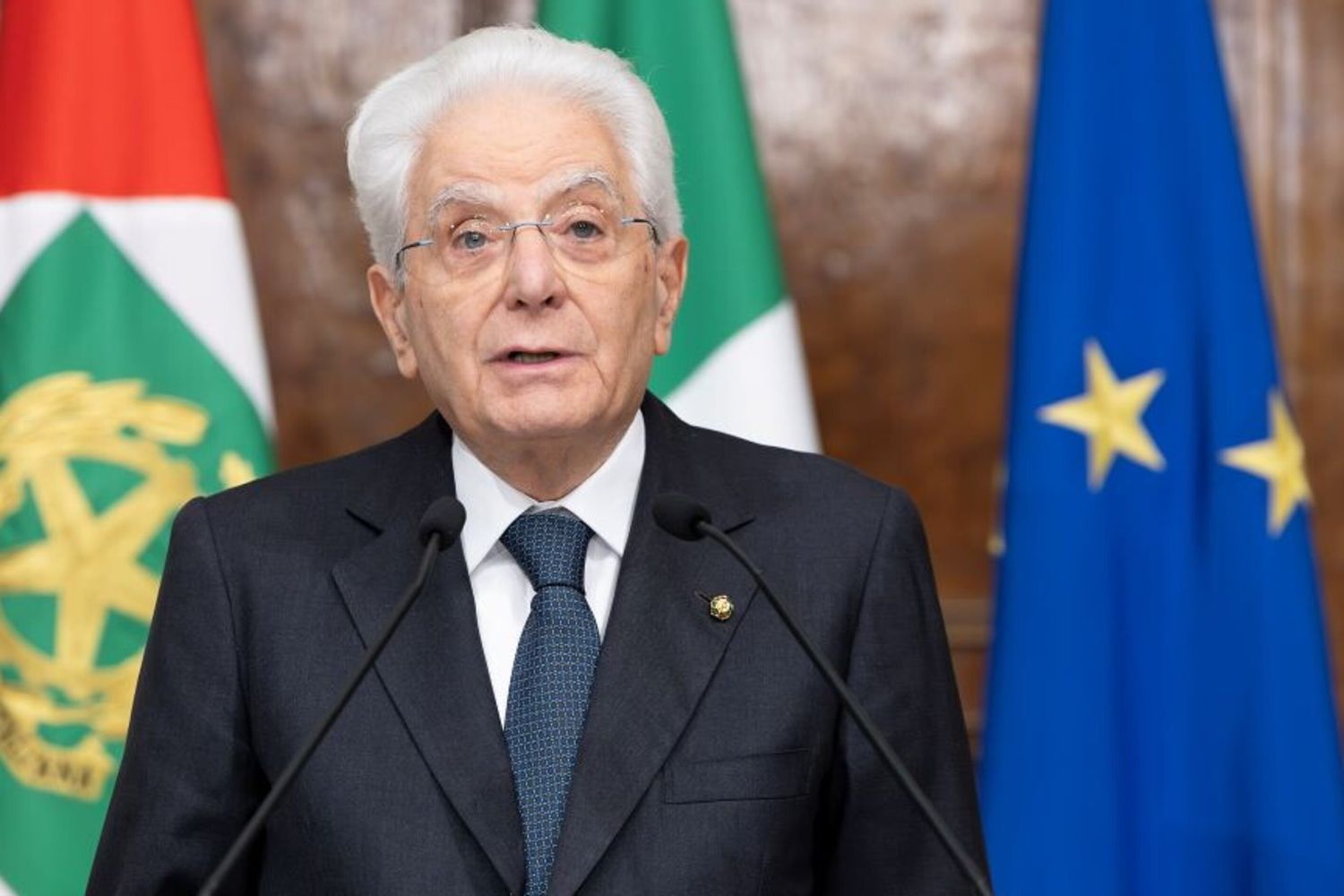 Il presidente Sergio Mattarella