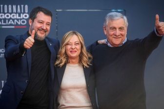 Matteo Salvini - Giorgia Meloni - Antonio Tajani