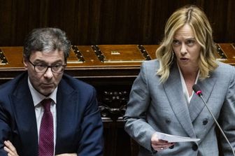 Giorgia Meloni e Giancarlo Giorgetti
