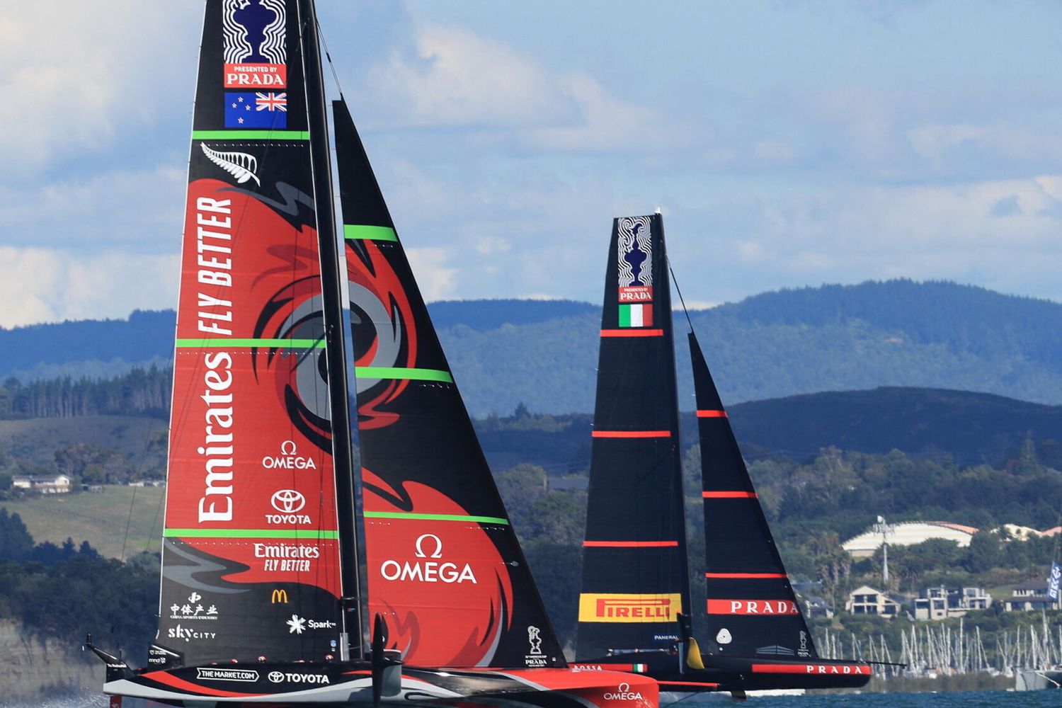 Luna Rossa e New Zealanda in gara-3 dell'America's Cup 2021