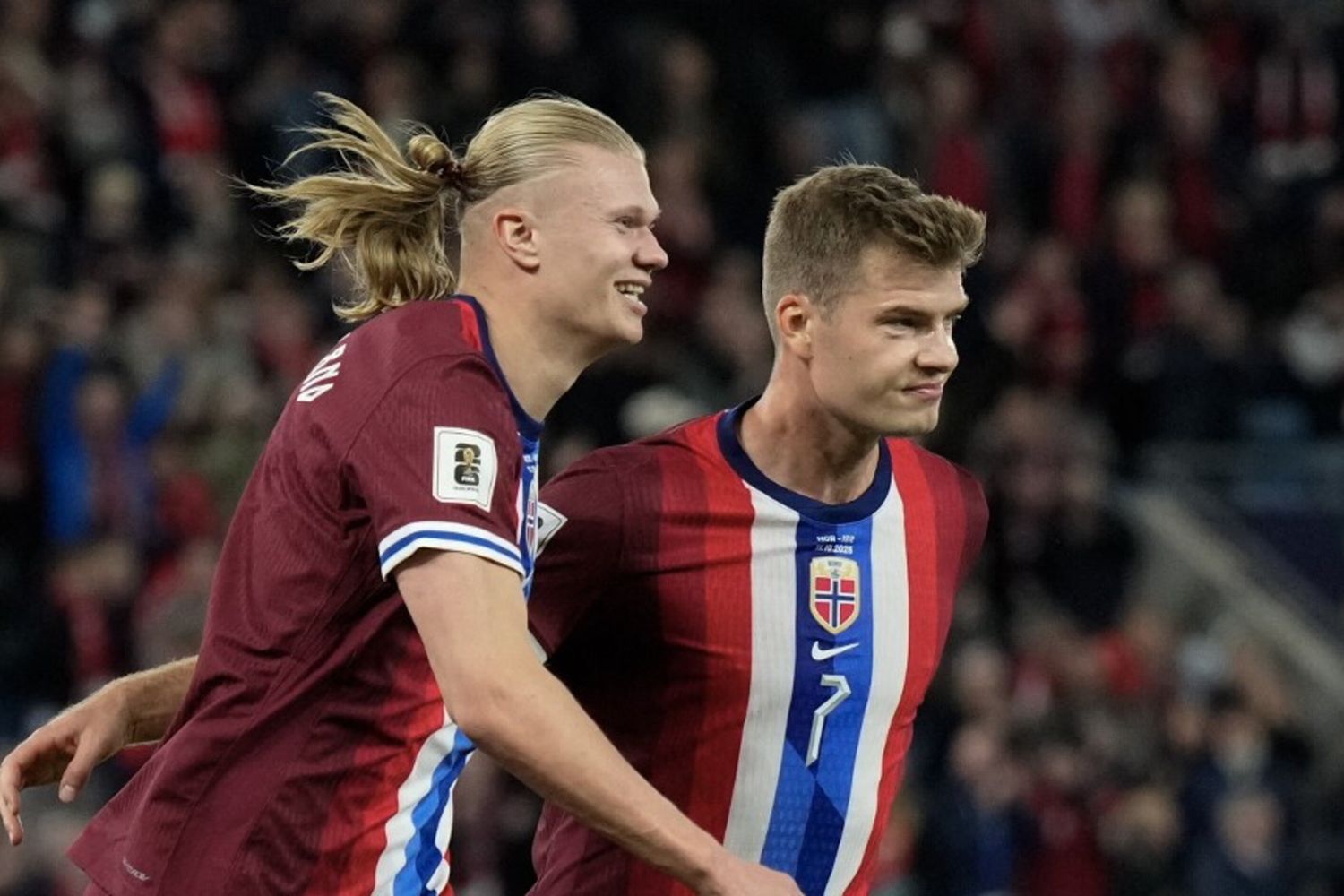 I giocatori della Norvegia