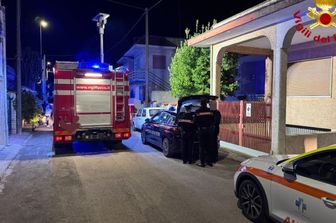 vigili del fuoco in Via Nobel, San Pietro in Vernotico (Br)
