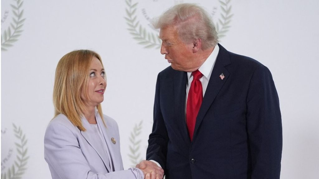Donald Trump e Giorgia Meloni
