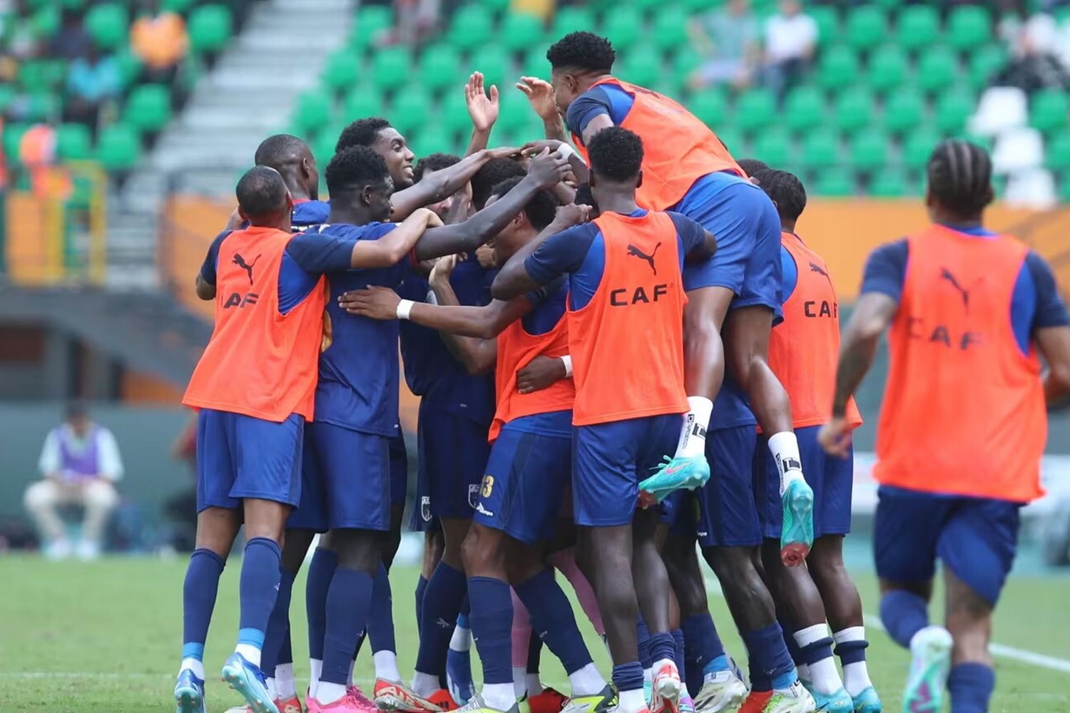 L'esultanza del Capo Verde