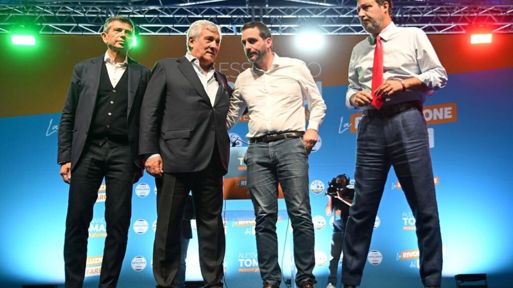 Tajani, Salvini e Lupi a Firenze con Tomasi