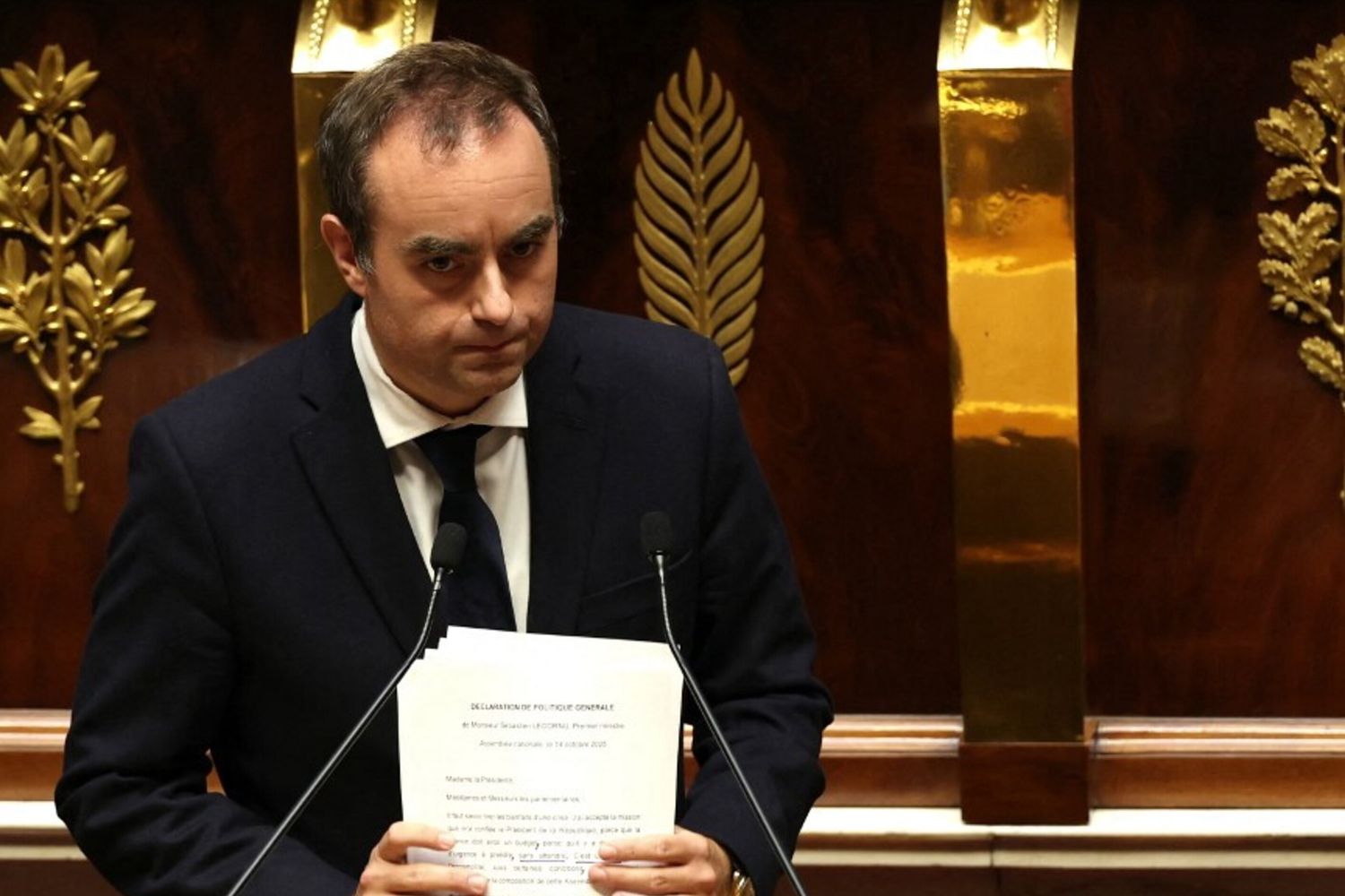 Lecornu: "Non sarò il premier del dissesto dei conti pubblici"