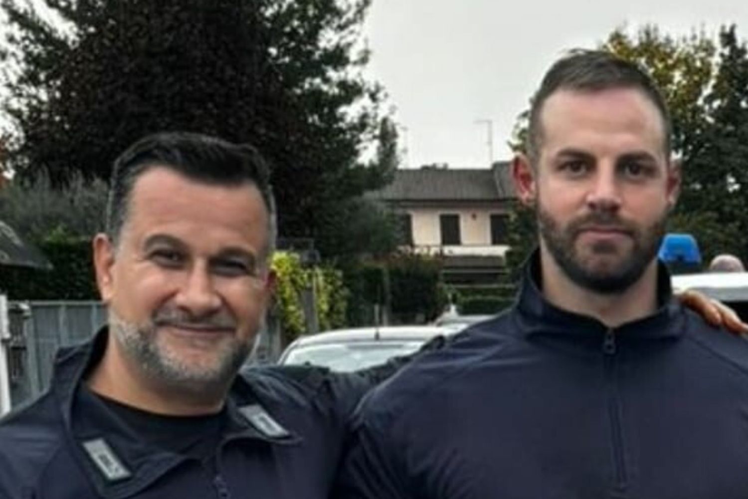 il brigadiere Capo Valerio Daprà e il carabiniere Scelto Davide Bernardello i