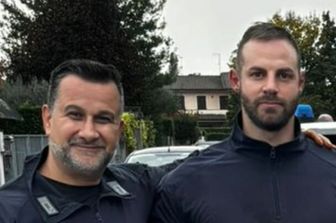 il brigadiere Capo Valerio Daprà e il carabiniere Scelto Davide Bernardello i