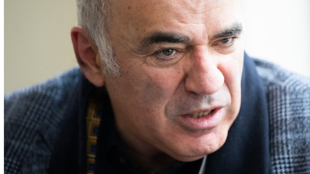 L'ex Grande Maestro di scacchi russo e attivista politico, Garry Kasparov