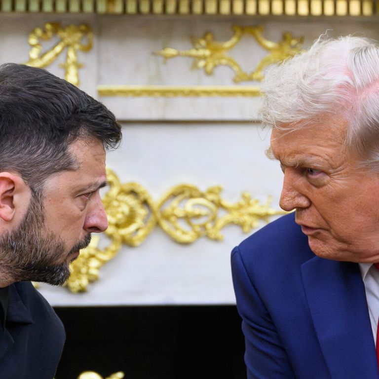 Donald Trump e Volodymyr Zelensky